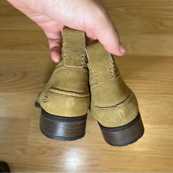 UGG Aureo II Suede Ankle Boot Booties Chestnut/Tan | Women's Size 8 - Picture 4 of 8